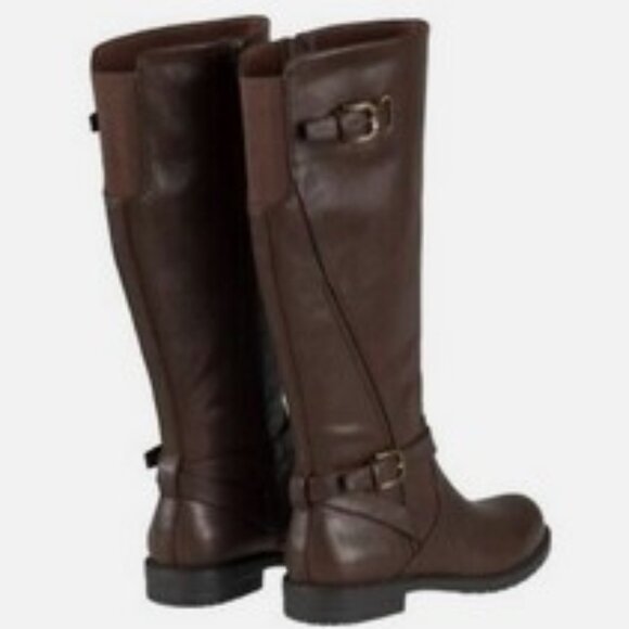 Baretraps Cassidy Faux Leather Riding Boot NIB - Picture 2 of 5